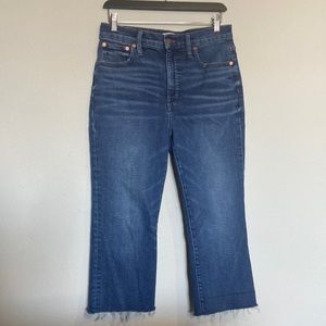 Madewell Slim Demi-Boot Raw Hem Size 28